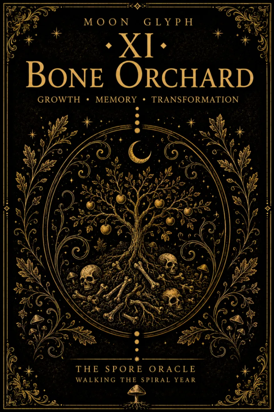 Bone Orchard — moon glyph