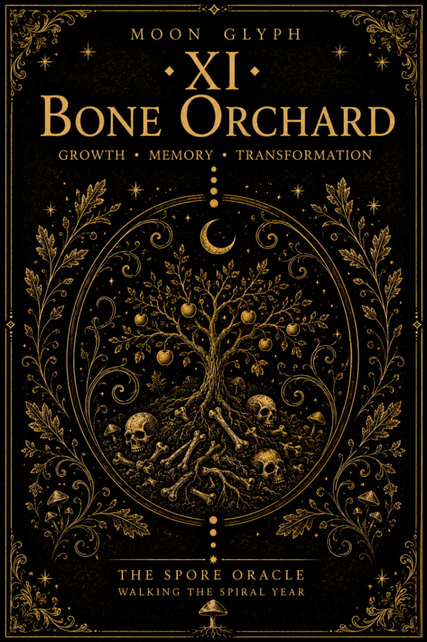 Bone Orchard — moon glyph