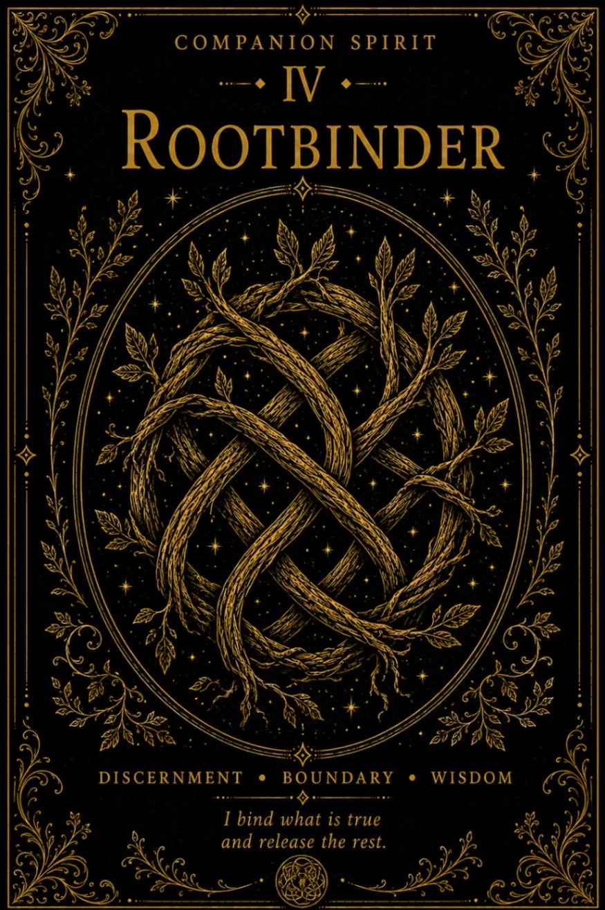 Rootbinder — companion spirit