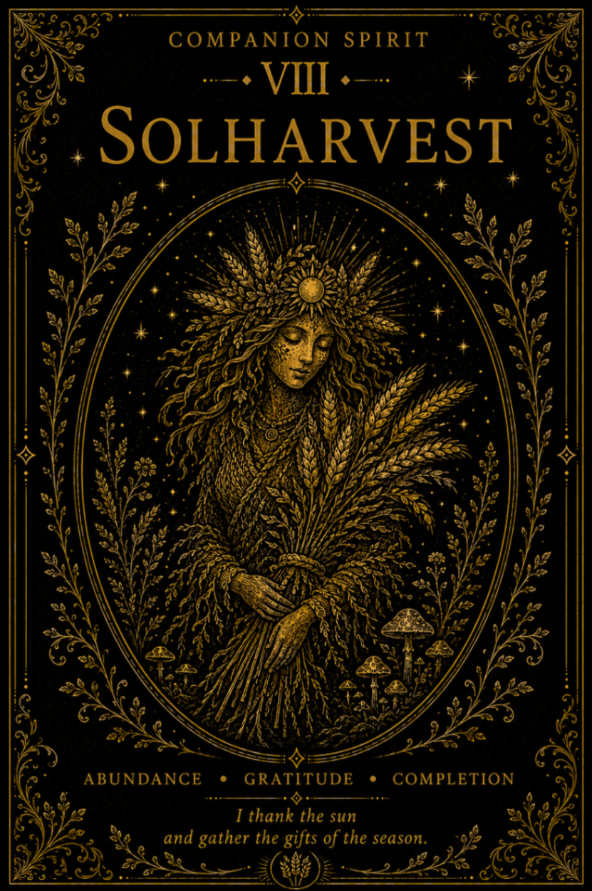 Solharvest — companion spirit