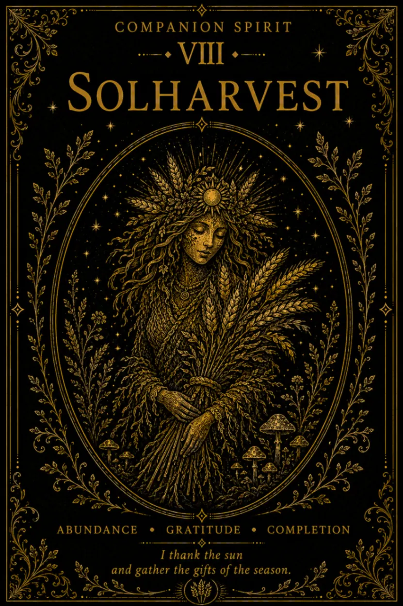 Solharvest — companion spirit