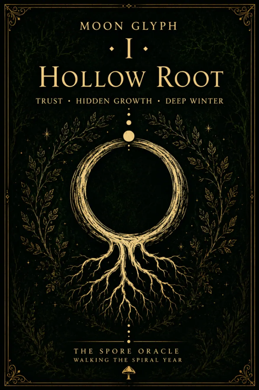 Hollow Root — moon glyph