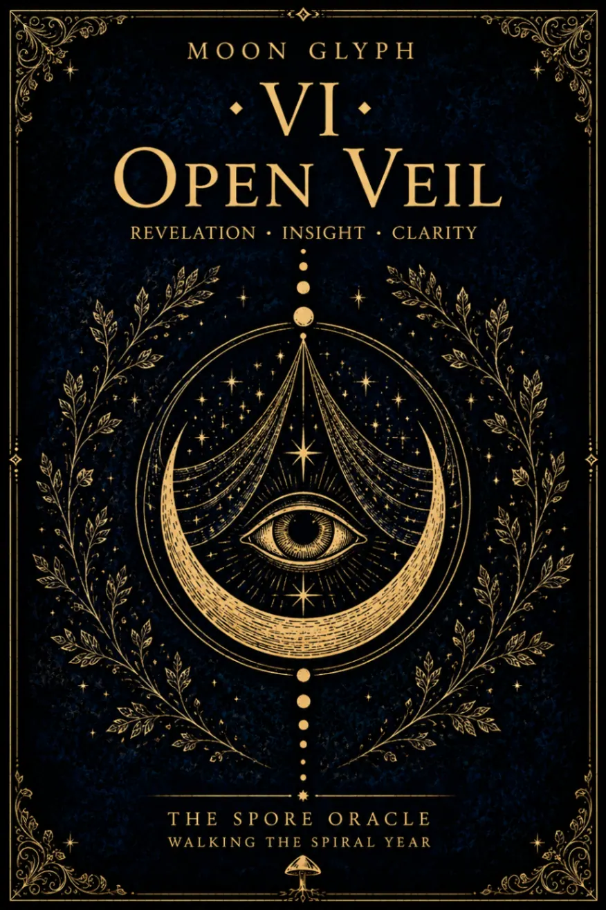 Open Veil — moon glyph