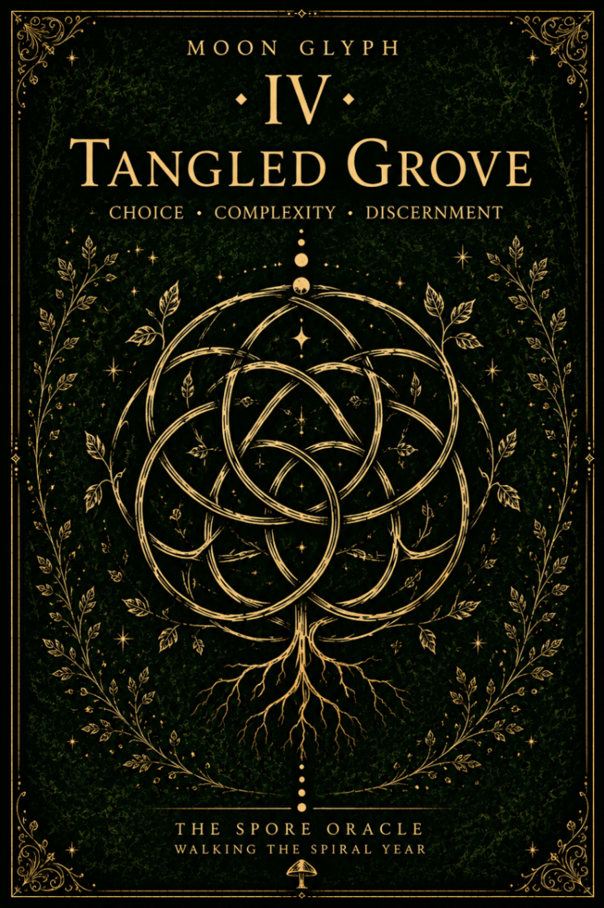 Tangled Grove — moon glyph
