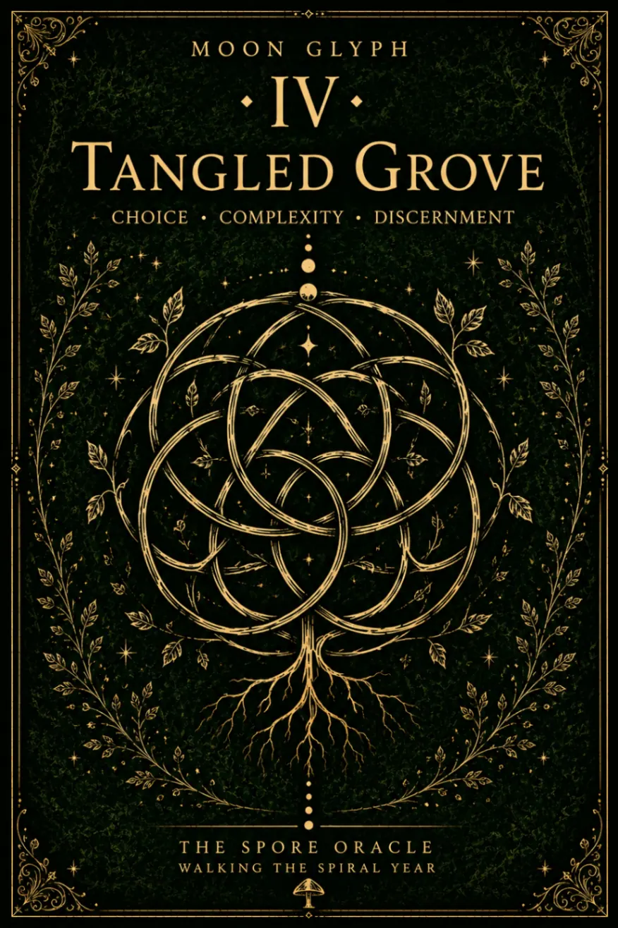 Tangled Grove — moon glyph