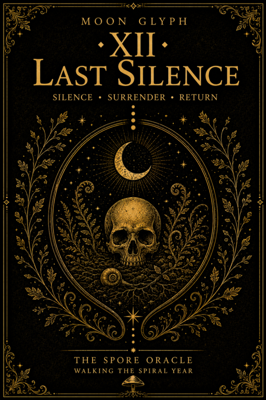 Last Silence — moon glyph