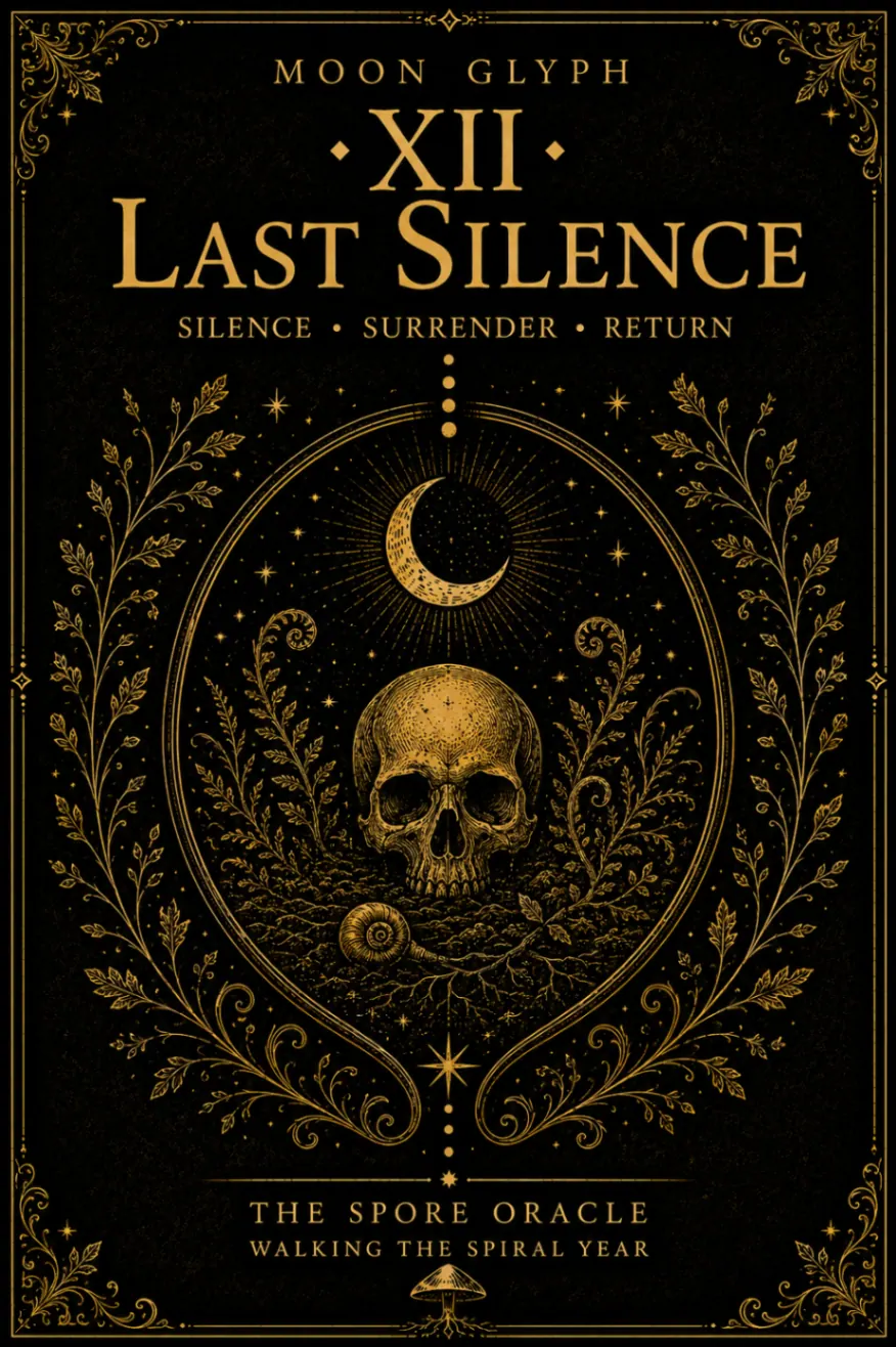 Last Silence — moon glyph