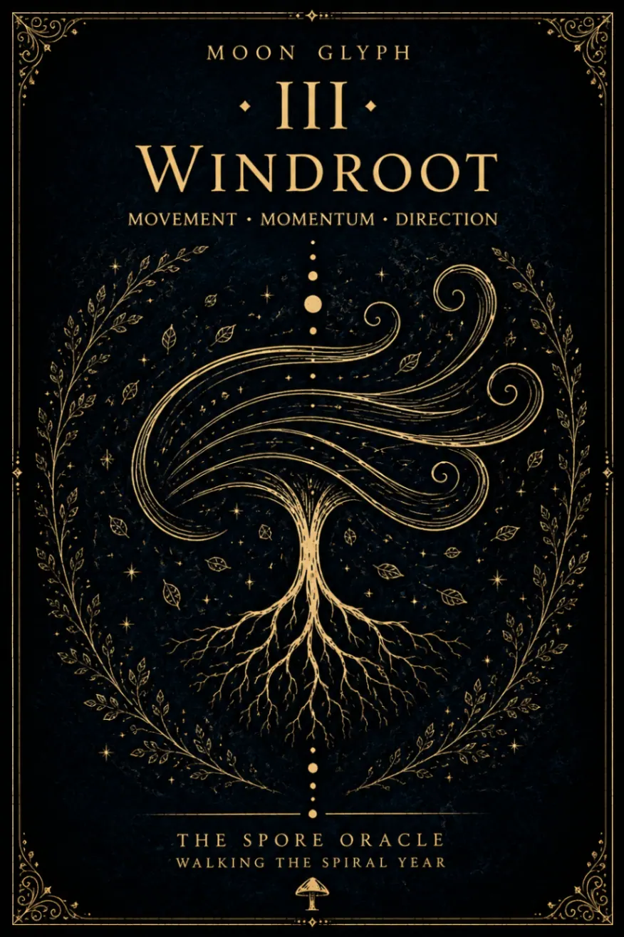 Windroot — moon glyph